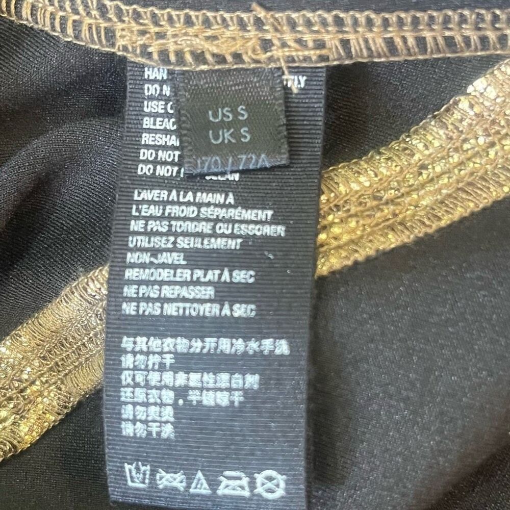 Free People Gold Metallic Python Pull On Leggings… - image 6